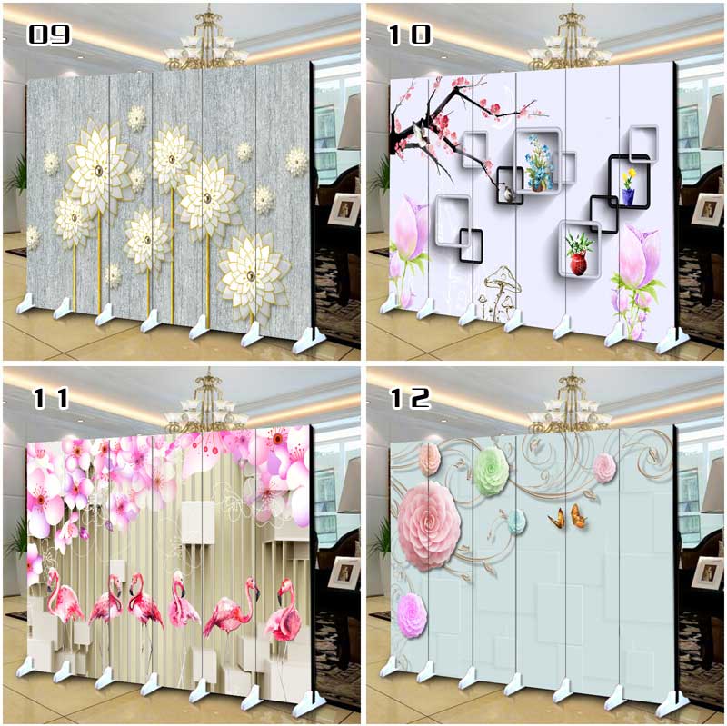 Màn hình gấp châu Âu thời trang văn phòng khách sạn căn hộ nhỏ phòng ngủ di động phòng khách hiện đại tối giản màn hình gấp - Màn hình / Cửa sổ bình phong vải