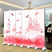 Hiện đại tối giản hồng flamingo nền màn hình phân vùng thời trang hiên phòng khách - Màn hình / Cửa sổ