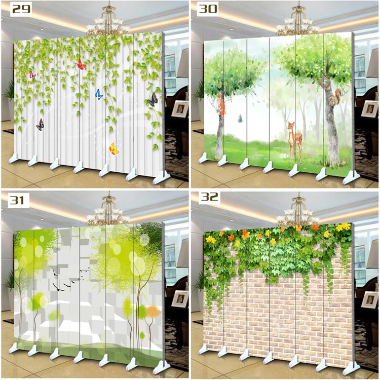 3D hoa hồng ba chiều và hoa màn hình phân vùng thời trang phòng khách hiên Thẩm mỹ viện Y neo tường nền - Màn hình / Cửa sổ mẫu vách gỗ cầu thang