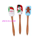 Силиконовый окрашенный скребок, кремовая палочка для смешивания, принт, стиль