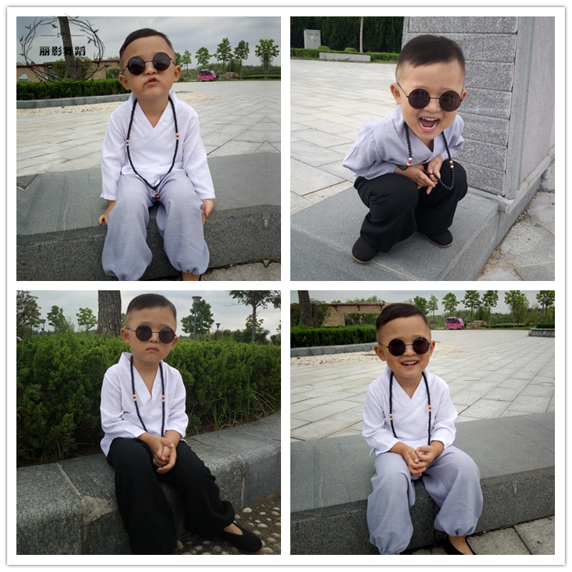 New children's performance clothes improved Hanfu kindergarten little monk performance clothes baby photography clothes spring outing clothes
