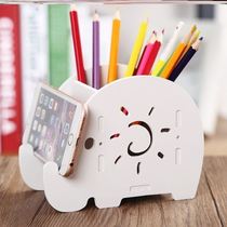 Pen holder boy desktop fashion simple beautiful and practical multifunctional office stationery storage box high-end mobile phone holder