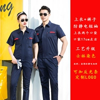 [Вверху+брюки] BDS-731 Тибетские голубые антиэлектростатические короткие рукава