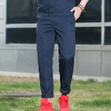 Хлопковые рабочие тонкие износостойкие осенние штаны для работы, свободный крой