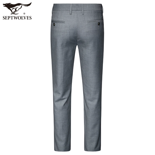 Septwolves, штаны, весенний мужской классический костюм, повседневные брюки, коллекция 2021, тренд сезона, свободный прямой крой