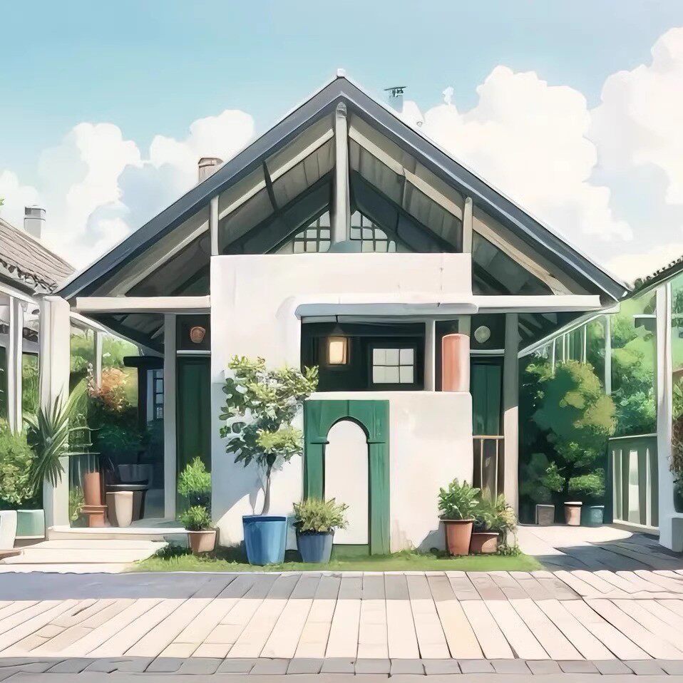 花霞绿植的LOGO