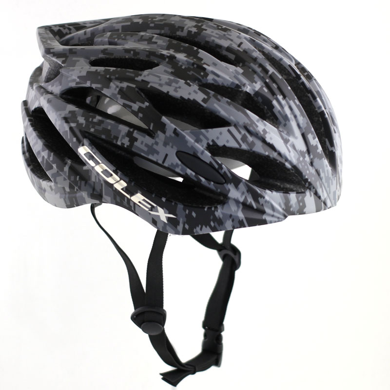 Black And White Camouflage Speed Skating Road Bike Riding Helmet