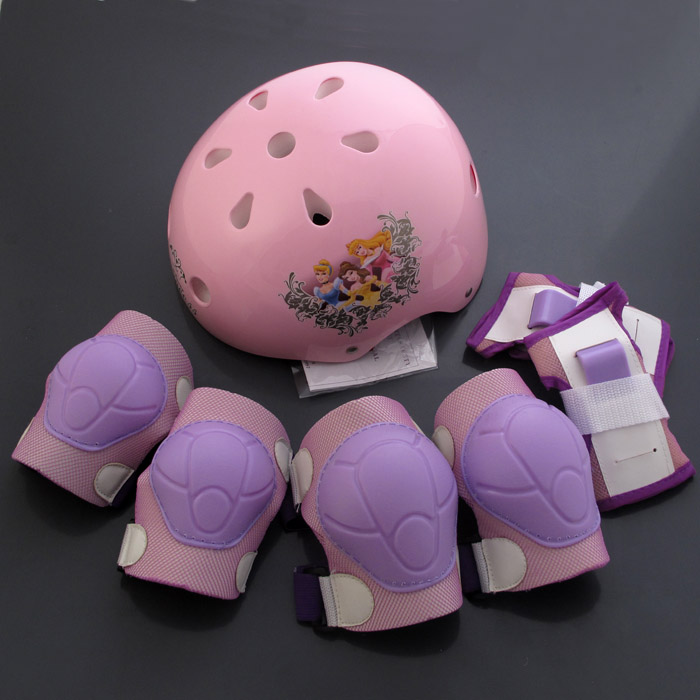 Foreign Trade Factory GOLEX-V11 Girls children Scooter Wheels Skating Mountaineering Bike Riding Helmets Protective Gear Sets