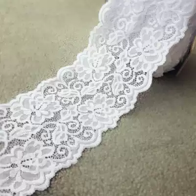 13 cm wide black white elastic three-dimensional lace clothing skirt accessories decoration 7 8 yuan one meter