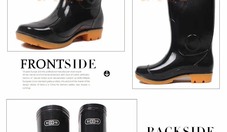Chaussures - bottes caoutchouc homme pour hiver - semelle tendon - Ref 960345 Image 31