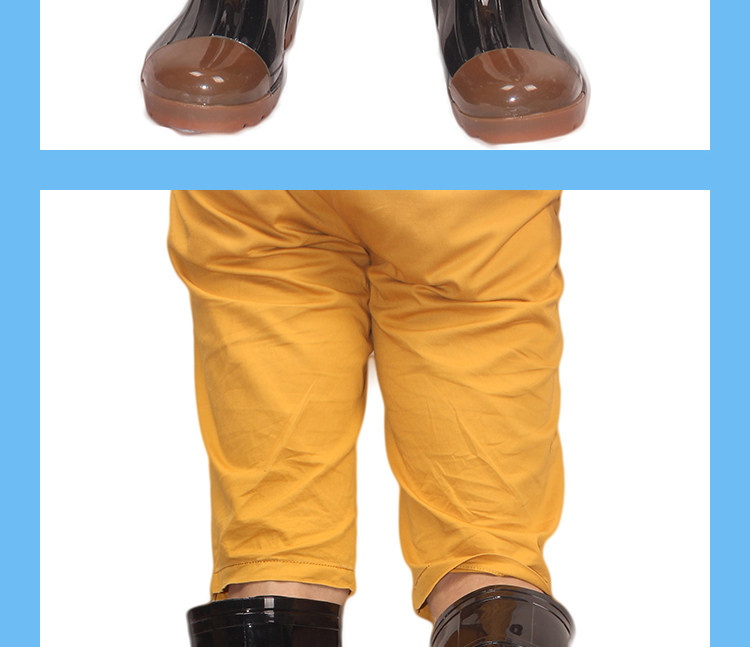 Chaussures - bottes caoutchouc homme pour printemps - semelle tendon - Ref 972652 Image 10