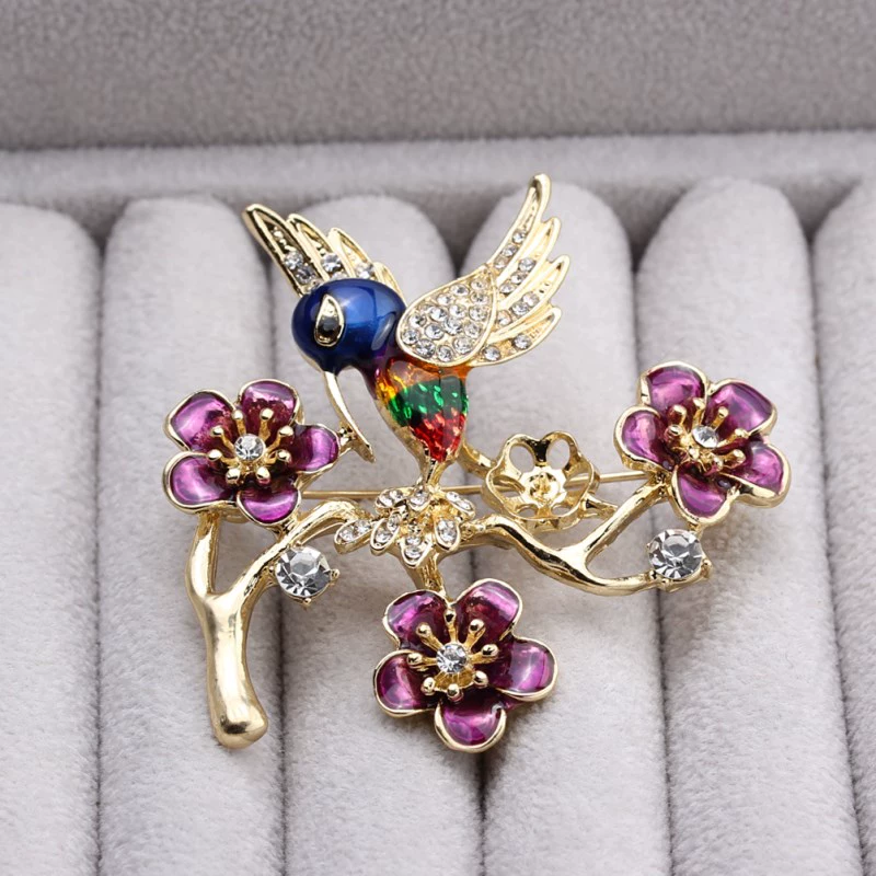 DIY corsage phụ kiện tuyệt đẹp loại chim ngọc trai ngọc bích corsage trâm phụ kiện thời trang nữ hàn quốc - Trâm cài