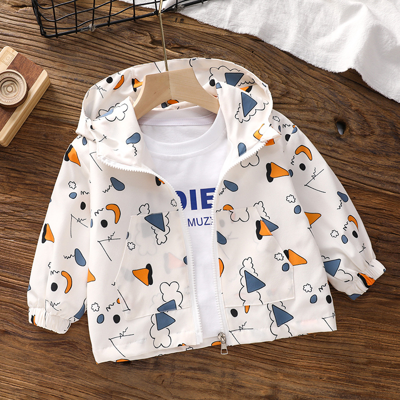 Boys' Spring and Autumn Jacket 2026 New Stylish Children's Trendy Clothing Autumn and Winter Lightweight Jacket Baby Handsome Top
