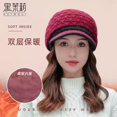 Middle-aged and elderly hats female winter fashion old hat thickened warmth and leisure old hats mother hats female spring and autumn