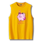 Pokemon anime ຍີ່ປຸ່ນກິລາຝ້າຍບໍລິສຸດ sleeveless ເສື້ອທີເຊີດ Gengar Pixie ຄູ່ຜົວເມຍຄົນອັບເດດ: vest trend