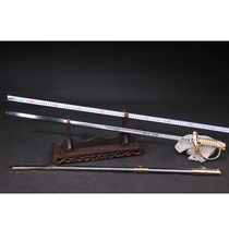 Stainless Steel Command Sword Western Sword Cartoon Battle Sword Knights Officer Knife Sword Bar Decorated Prop Unopened