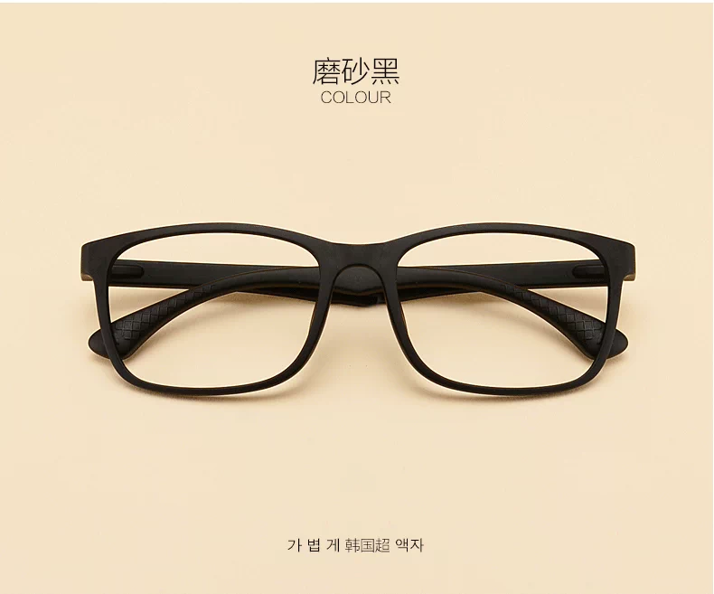 Kính gọng lớn retro kính siêu nhẹ kính gọng kính nam với kính cận thị chống kính màu xanh lam đổi màu