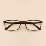 Новая сверхлегкая оправа для очков TR90 для женщин, очки в квадратной оправе с имитацией дерева для близорукости, модные мужские очки с близорукостью