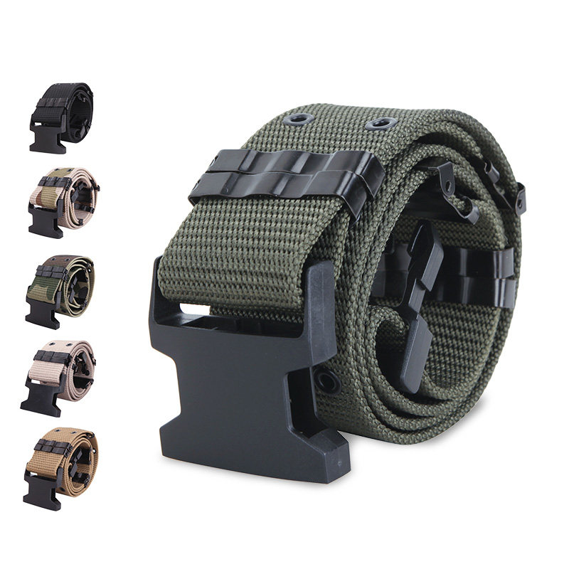 Tactical Belt Black Tactical Canvas Belt Security On-duty Pants S Camouflares Belts Army Memes Outdoor Gear