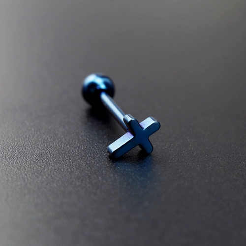Ткань для полировки из нержавеющей стали, пирсинг для языка, 1.6mm, зеркальный эффект, европейский стиль, в стиле панк