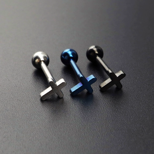 Ткань для полировки из нержавеющей стали, пирсинг для языка, 1.6mm, зеркальный эффект, европейский стиль, в стиле панк