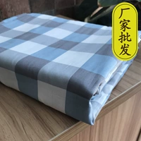 Bông tấm đơn 100% cotton dày mã hóa 1,5m1,8 mét tấm lưới đỏ đôi nam nữ ra trải nệm