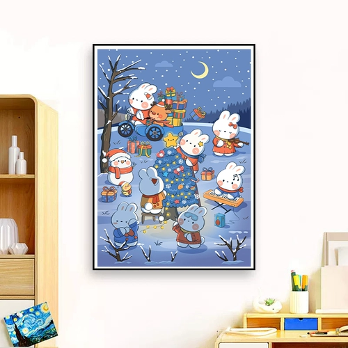 Мультяшный кролик, ручка, «сделай сам», коллекция 2023