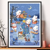 Мультяшный кролик, ручка, «сделай сам», коллекция 2023