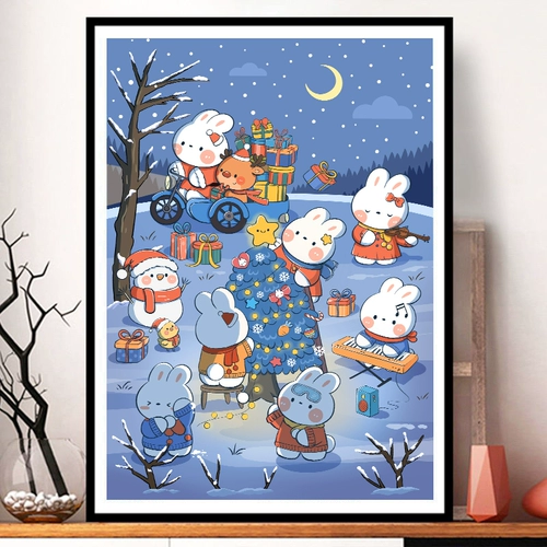 Мультяшный кролик, ручка, «сделай сам», коллекция 2023