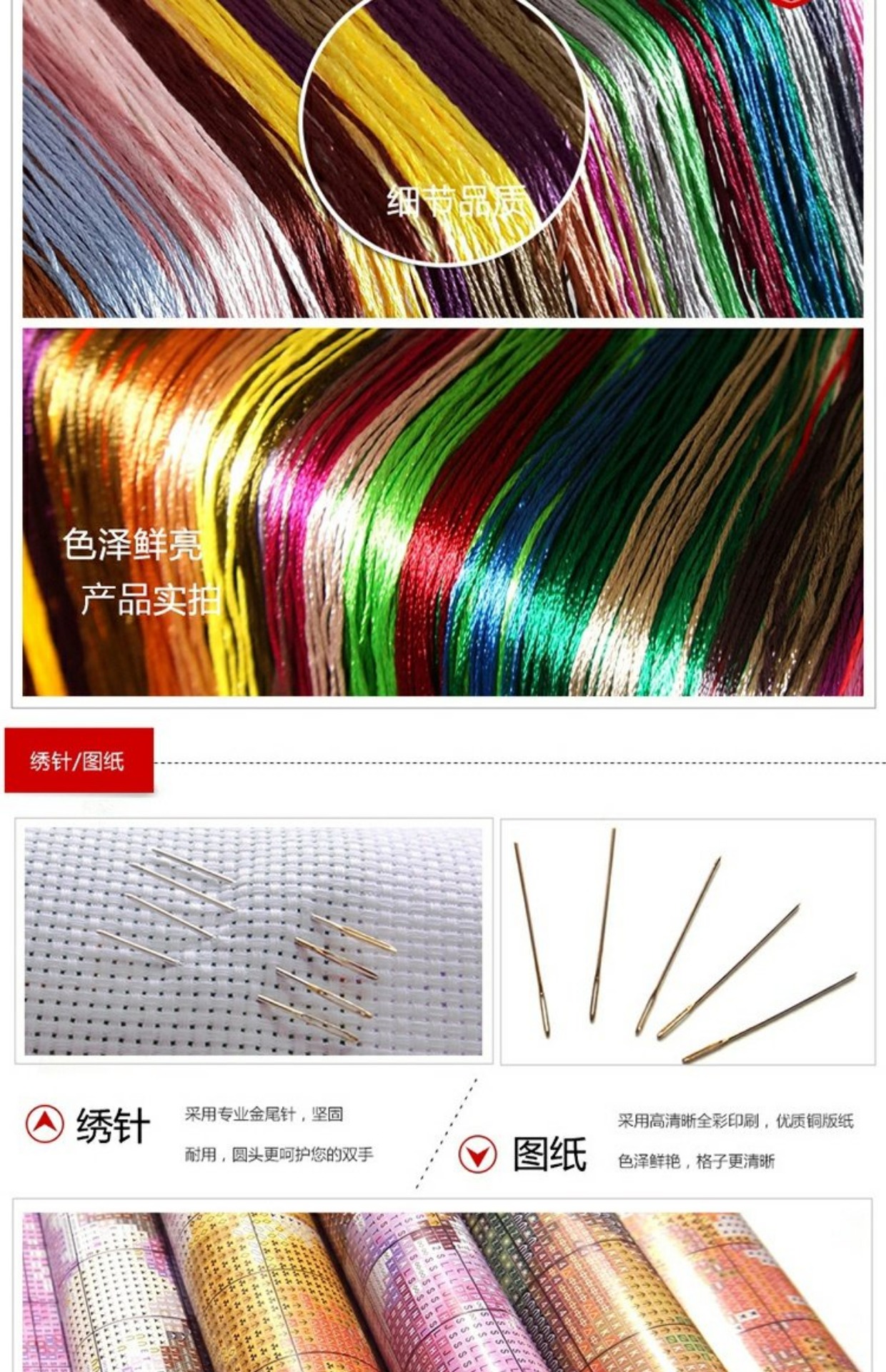 Mona Lisa cross stitch 2019 new thread vàng thêu con công tối giản nở hoa hiện đại hoa mẫu đơn hoa - Công cụ & phụ kiện Cross-stitch tranh thêu chỉ lụa