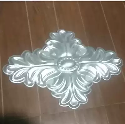 Thickened door flower sealing plate Flower thickening stamping flower leaf imitation aluminum door accessories door bottom flower iron door accessories thickening