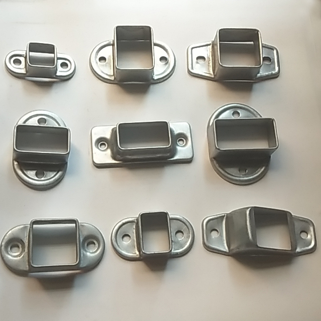 Guardrail holder Zinc steel fence Balcony railing Stair handrail accessories Oblique seat straight seat connector Stretch snap