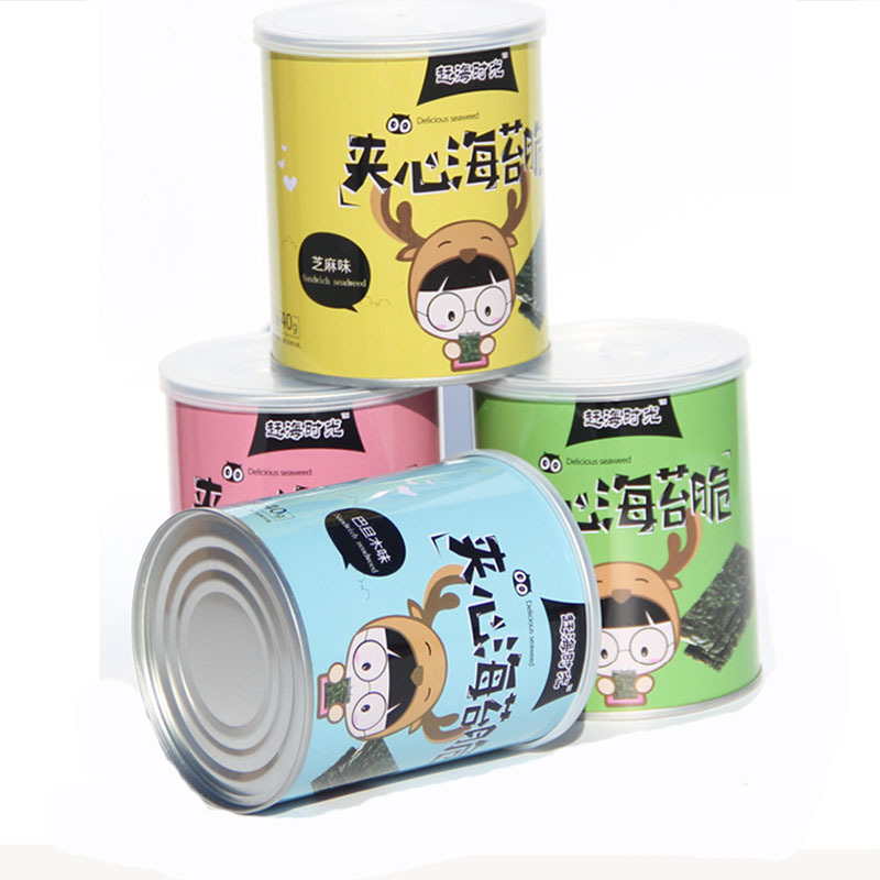 Catch the sea time Sesame peanut pumpkin seed sandwich seaweed children's leisure snacks 40g crispy and delicious 