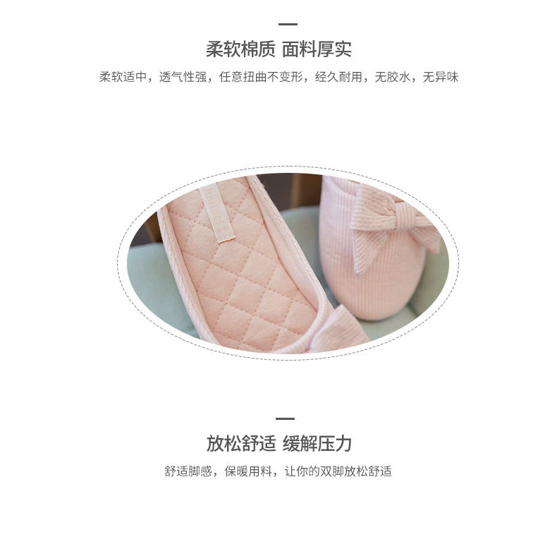 Geisha linen dép nữ mùa hè trong nhà Hàn Quốc phiên bản của nhà dễ thương bow dép các cặp vợ chồng nhà non-slip tháng giày dep di trong nha