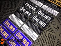 Motorcycle electric car electric car small sedan damping Olympus OHLINS sleeve sticker sponsor reflective waterproof sticker appliers