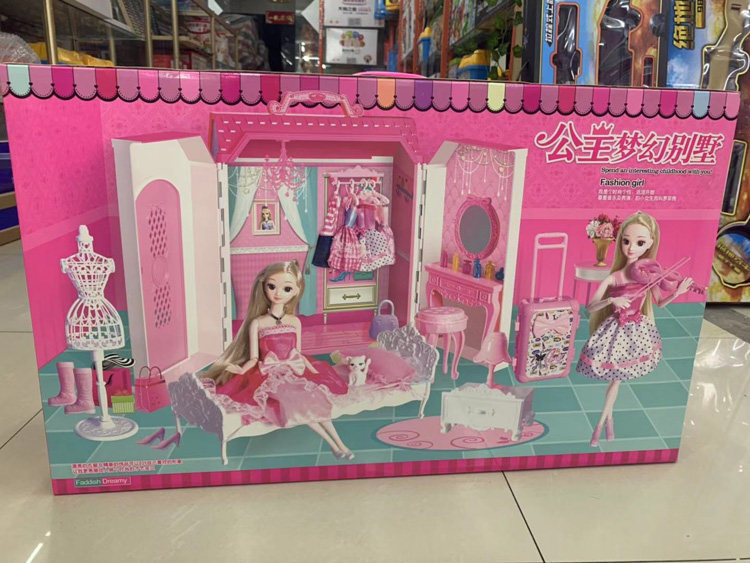 Princess Roofiya doll princess dream villa girl dressed as home wine gift box set of wardrobe changing clothes Baby 757015