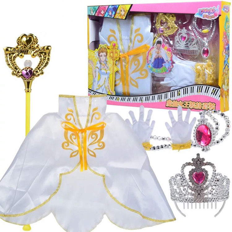 Genuine Balala Little Fairy Dream Melody Fairy Queen Dress Up Set Crown Jewel Necklace 581482