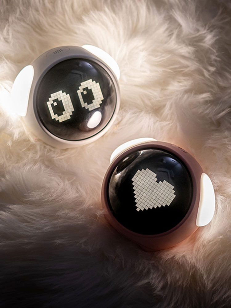 LED silent small alarm clock Creative music bed electronic clock Intelligent children cute cartoon student clock luminous