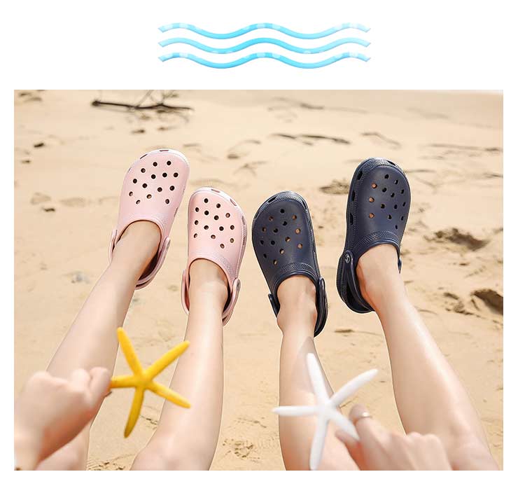 Mùa hè 45 XL giày lỗ thông thường cho nam Baotou sandal đế dày đi dép dép nam bitis