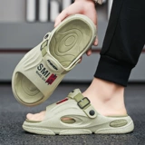 Летние нескользящие дезодорированные тапочки, спортивные пляжные сандалии на платформе, подходит для подростков