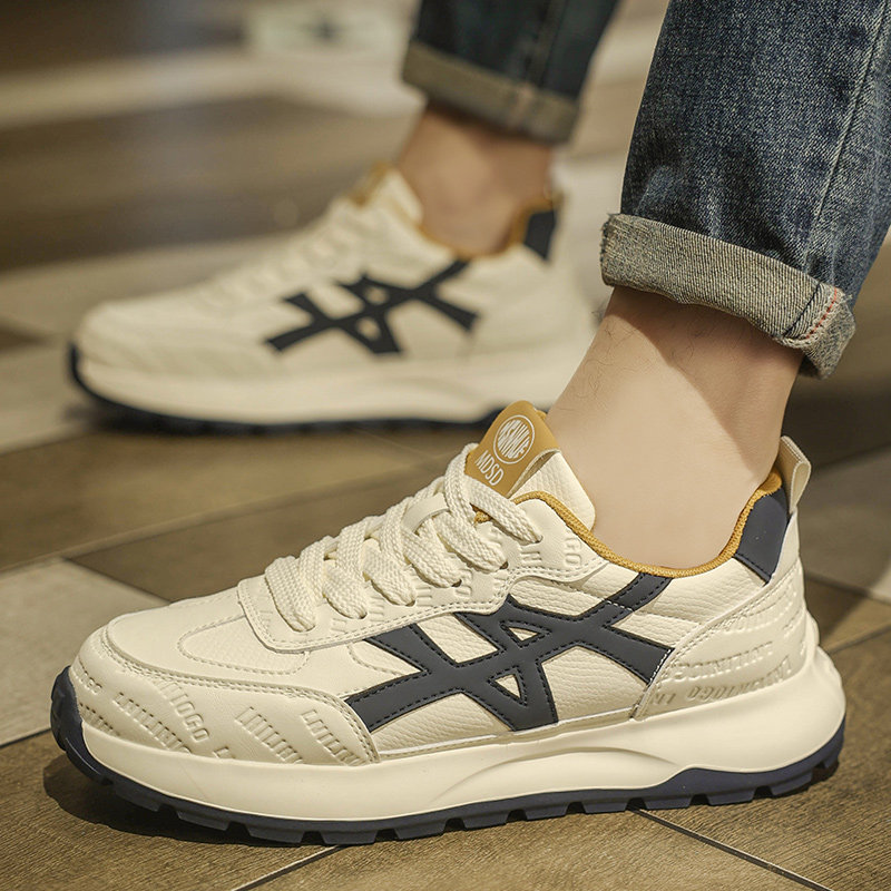 Putian Men's Shoes 2026 New Winter High-End Casual Versatile Height-Increasing Men's Sneakers European Style