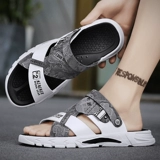 Летние нескользящие износостойкие сандалии на платформе, пляжные спортивные тапочки для отдыха