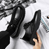Men's Business Leather Shoes, Winter 2026 New Style, Youth British Style, Student Thick-Soled Suit Shoes, Men's Casual Fleece-Lined
