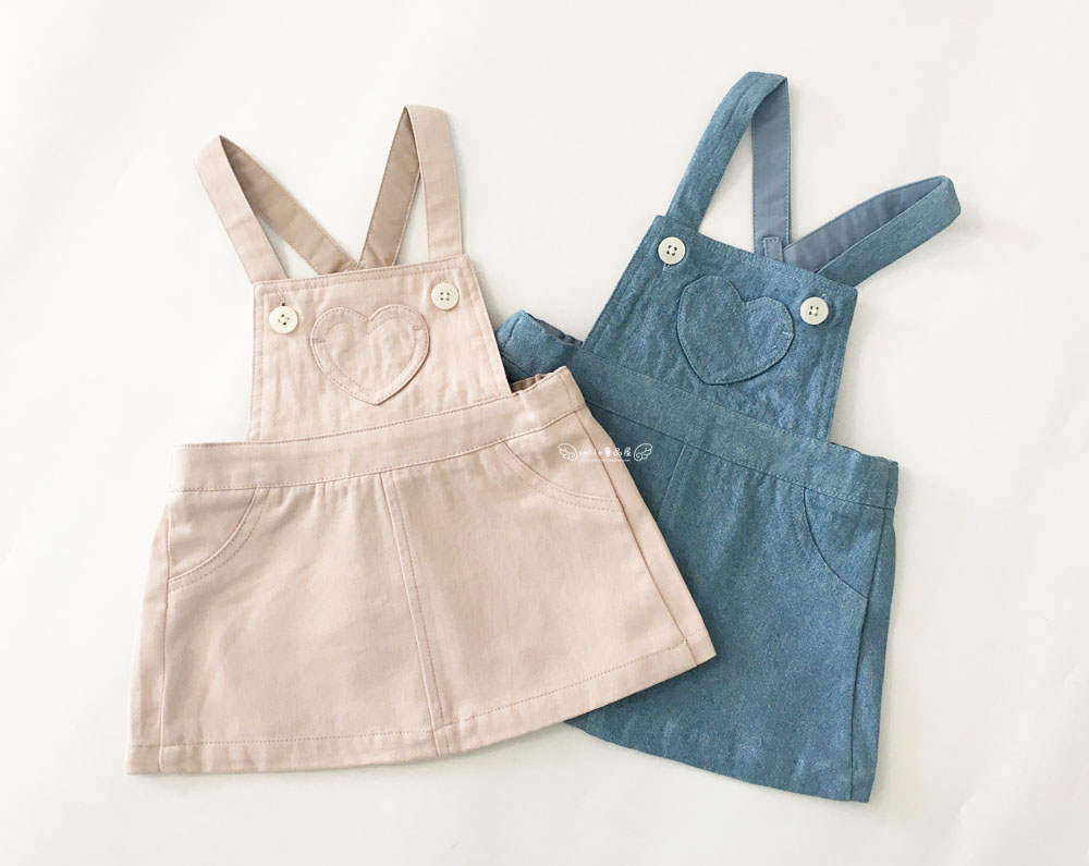 (Original)-smile-baby day ben kawaii cotton denim baby bag skirt denim skirt
