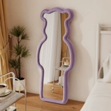 Ins ind wind -caperfece full -cody зеркало домашнее декоративное зеркало на стену зеркало зеркало сетка красная волна зеркало девушка