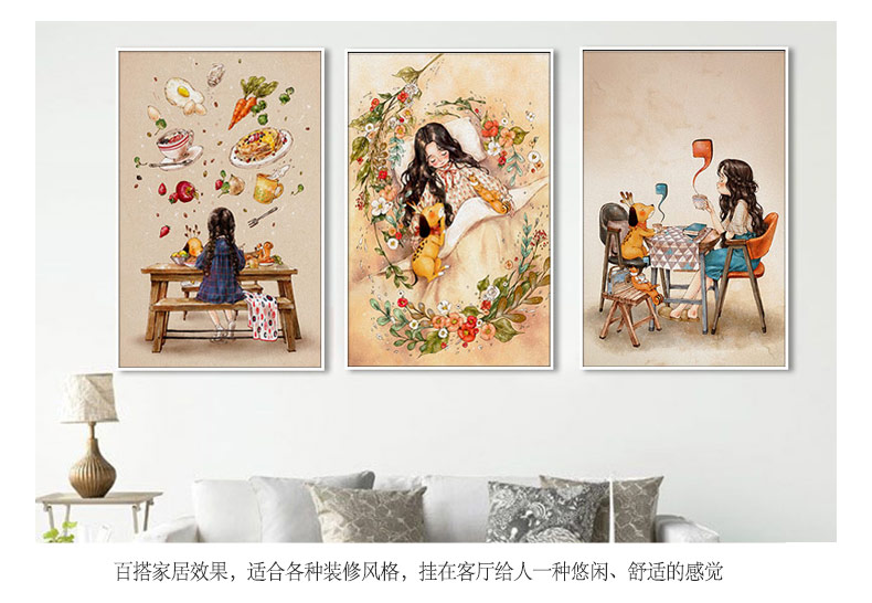 Các dòng 2019 phòng khâu thêu sống cartoon thêu thời gian giải trí mới mảnh hơi nhỏ đơn giản thêu tay 2018 - Công cụ & phụ kiện Cross-stitch tranh thêu phong cảnh