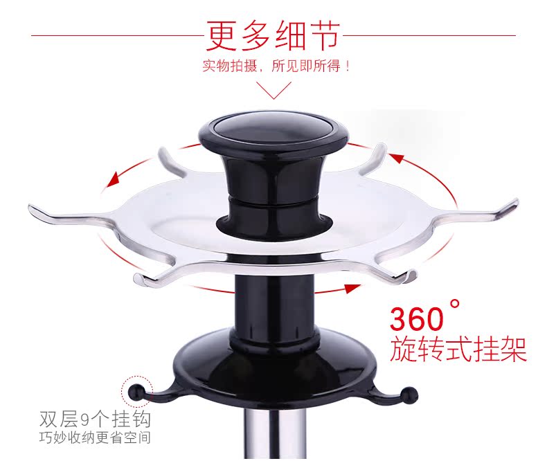 Giá đỡ bếp bằng thép không gỉ SSGP304 giá thìa thìa xoay kệ bếp giá bếp nấu kệ đựng gia vị