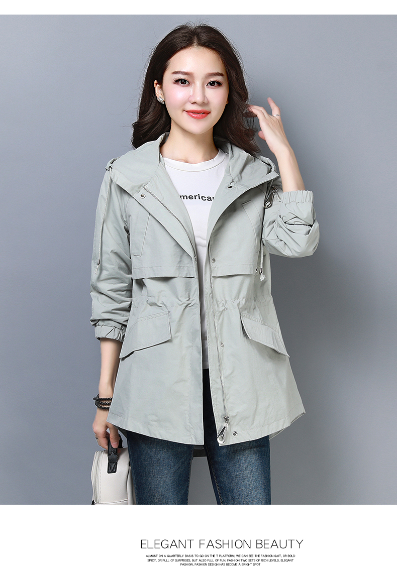 Trench pour femme en Nylon en Coton - Ref 3227581 Image 26