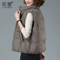 Демисезонный модный жилет с пухом, зимняя майка топ для матери, куртка, подходит для подростков, в западном стиле