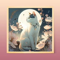 Meow 4 под вишневым цветом 4